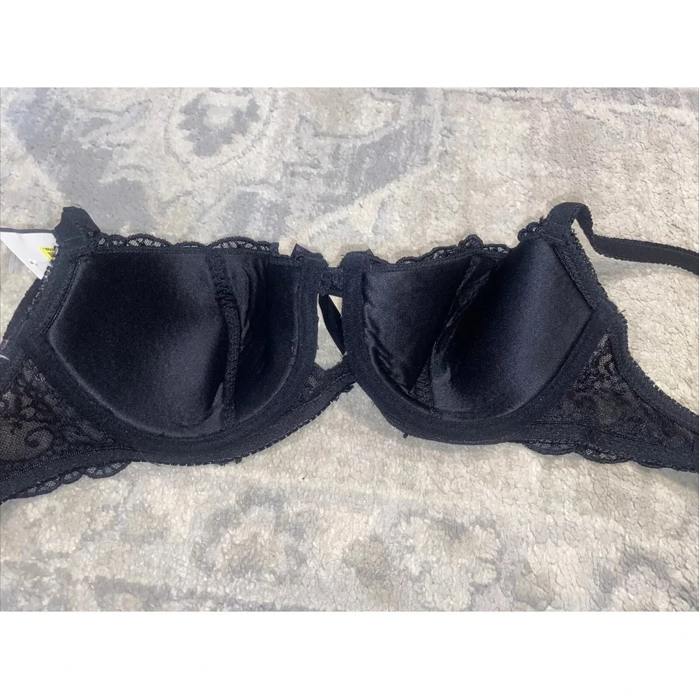 Sophie‎ B. Push-up Demi Black Bra, 34B New